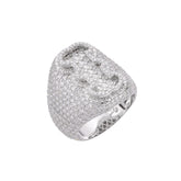 Letter U Size 10 Moissanite Ring